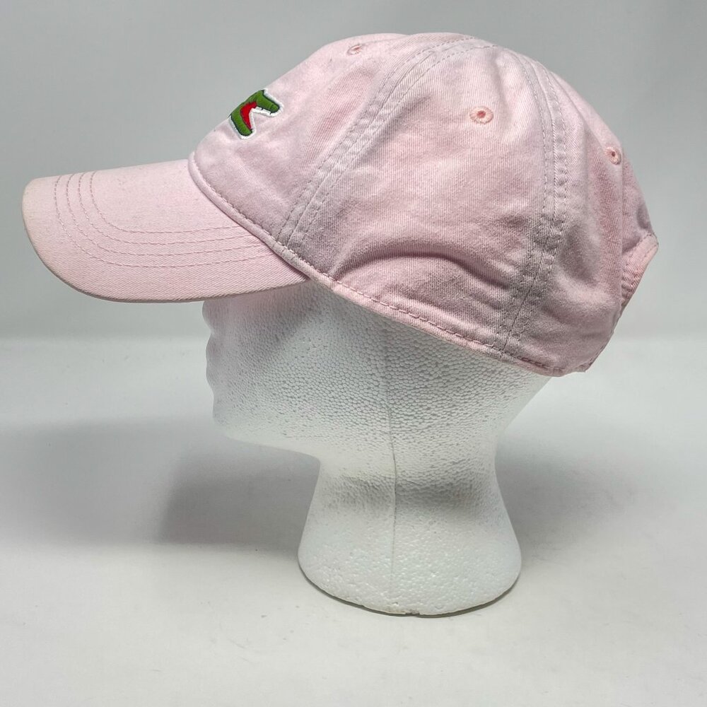 Men's Lacoste Light Pink Oversized Crocodile Strapback Cap - One Size - Picture 5 of 9